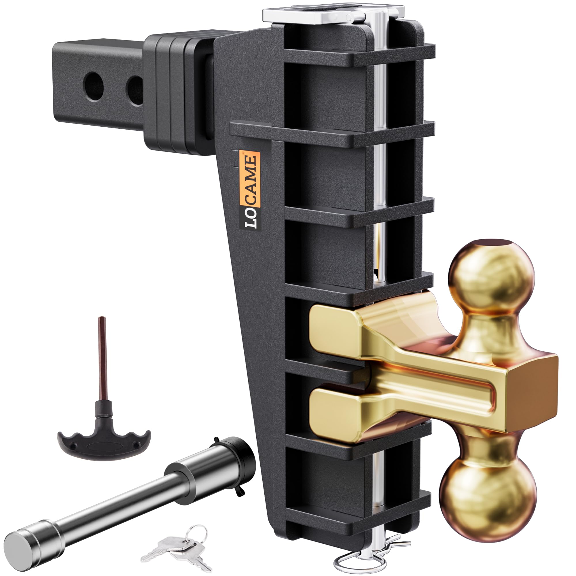 Amazon.com: LOCAME Adjustable Trailer Hitch, Fits 2-Inch